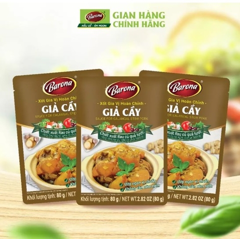 Gia vị giả cầy Barona, gói 500g