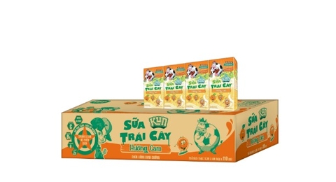 Sữa trái cây Kun hương Cam, 110ml