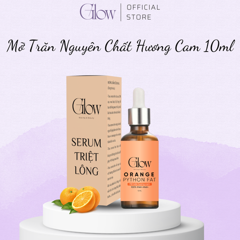 Mỡ Trăn Triệt Lông Nguyên Chất, Serum Triệt Lông, Mờ Rạn Da, Hỗ Trợ Triệt Lông Sau Wax GLOWWAXING Nguyên Chất 100%