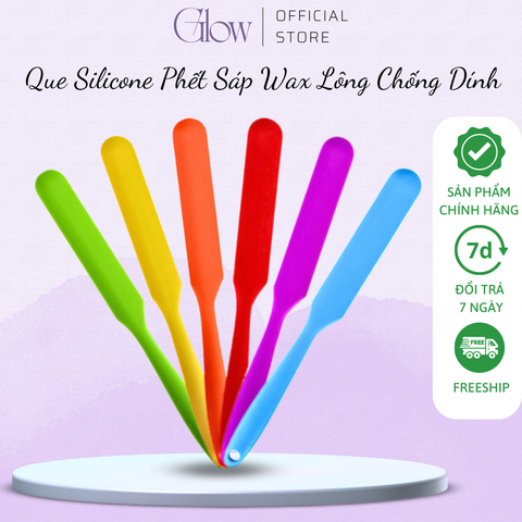 Que Silicone Phết Sáp Wax Lông Chống Dính GLOW WAXING Dễ Dàng Vệ Sinh, Tái Sử Dụng Nhiều Lần - 1035 CHE TÊN SẢN PHẨM