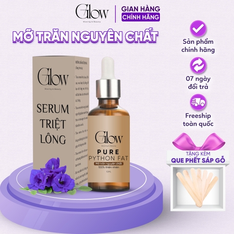 Mỡ Trăn Triệt Lông Nguyên Chất 100% GLOWWAXING Triệt Lông, Mờ Rạn Da, Dịu Vết Bỏng, Mềm Da, Se Khít Lỗ Chân Lông CHE TÊN SẢN PHẨM - 1099