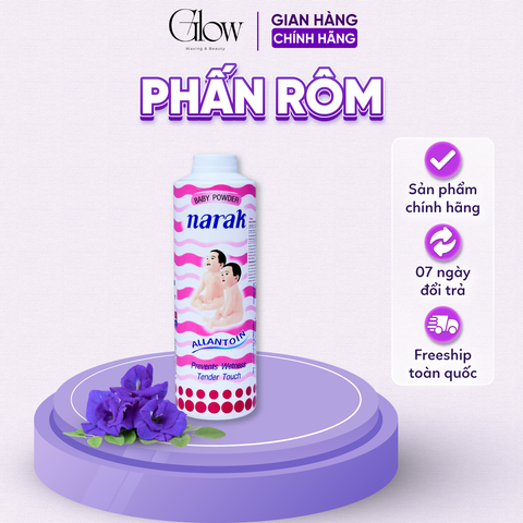 Phấn Rôm Dùng Trước Khi Wax Lông Narak GLOWWAXING Giúp Làm Khô Da, Hút Ẩm Và Bám Lông Tốt Hơn Khi Waxing Chai 25gr