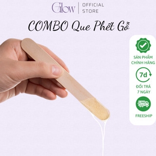 Que Gỗ Phết Sáp Wax Lông Size Lớn GLOWWAXING Phết Sáp Chuyên Dụng CHE TÊN SẢN PHẨM