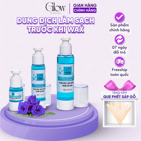 Dung Dịch Vệ Sinh, Làm Sạch Da Trước Khi Wax, Tẩy Lông Tránh Bụi Bẩn Bám GLOW WAXING
