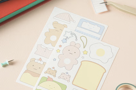 STICKER ghi chú set 4 tấm