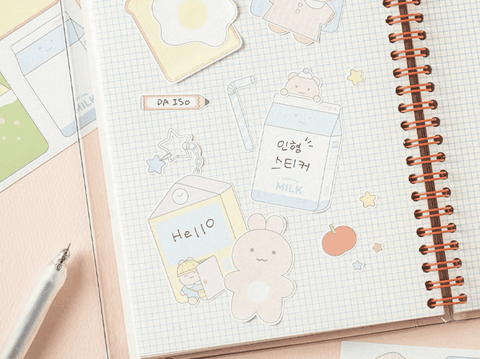 STICKER ghi chú set 4 tấm