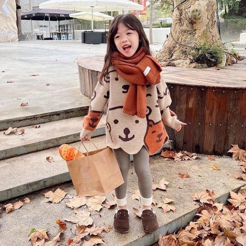 Áo len bé gáiiH304