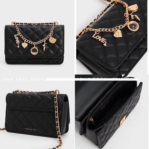 [SẴN]Túi C.K chữ LOVE mới nhất 2023 Full box đen [SẴN]H307
