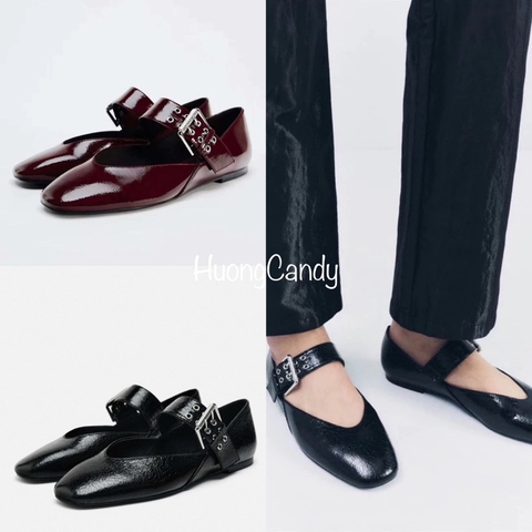Giày ZR quai to khoá vuông FULLBOX (hàng sẵn)H157/6014-2/TG1