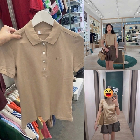 Áo Cá Polo Nâu tây Sẵn H578