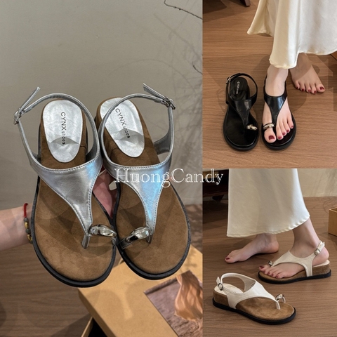 Sandal 4cm xỏ ngón da lộn FULLBOX( chuẩn sz) / TX-929/T2.5A /H584/