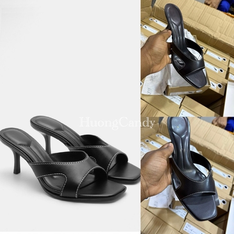 Guốc Zet Đen Viền chỉ trắng Fullboxii(sẵn)-H446/1619-1/T2.8A