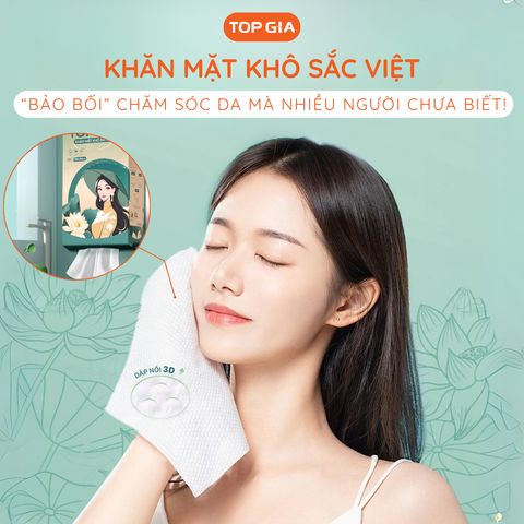 Khăn mặt khô – “Bảo bối” chăm sóc da mà nhiều người chưa biết!