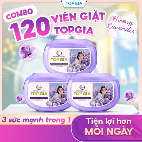 Viên giặt hương lavender