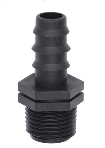 GYMC011612 – Phụ Kiện Ren Ngoài 21mm Nối Ống PE 16mm Chính Hãng, Độ Bền Cao