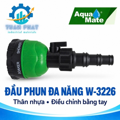 Đầu phun tưới 6 chế độ GYW-3226 ren 27mm – Điều chỉnh linh hoạt, bền bỉ, dễ sử dụng