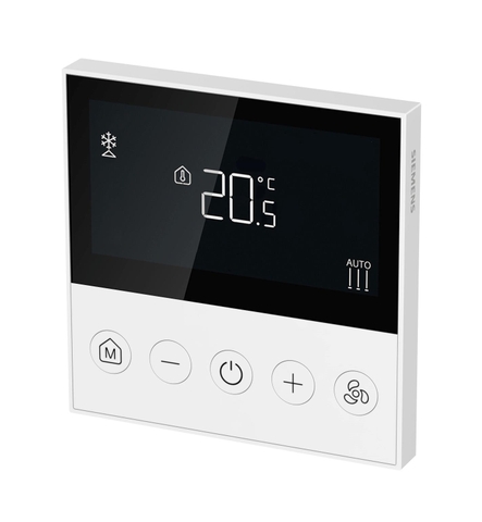Bộ Điều Khiển Nhiệt Độ Phòng Siemens RDQ400 Chính Hãng – Điều Khiển Quạt 3 Tốc Độ Cho Dàn Lạnh FCU 2 Ống (Có VAT)