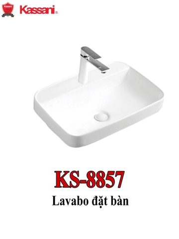 Lavabo đặt bàn - sứ siêu mỏng Kassani KS-8857