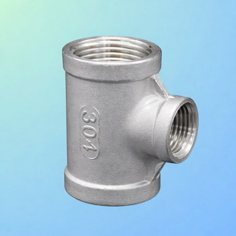 TÊ GIẢM REN (TÊ THU REN) Inox 304 – Bền Bỉ, Chống Rỉ Sét, Giá Tốt