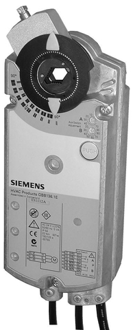 GBB161.1E Bộ truyền động van gió Siemens GBB161.1E – 24V, 25Nm, 150 giây