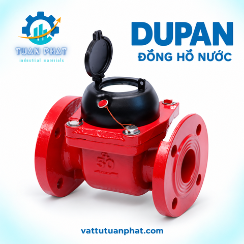 HR  Đồng Hồ Nước Nóng Woltman DN50–DN300 Class B, Thân Gang, Nhiệt Độ Đến 150°C