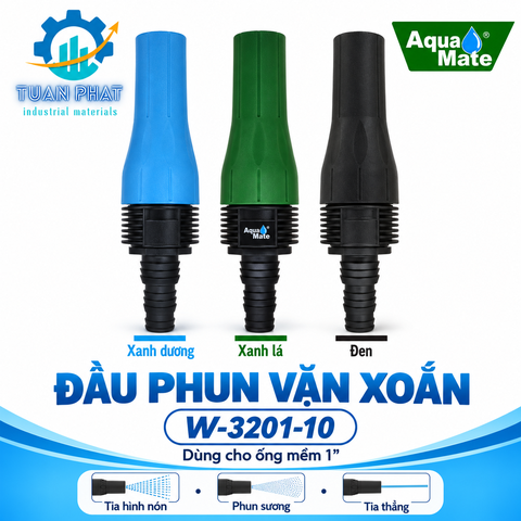 W-3201-10 Vòi Tưới Cây AquaMate  – Đầu Phun Áp Lực Lớn, Đa Chức Năng