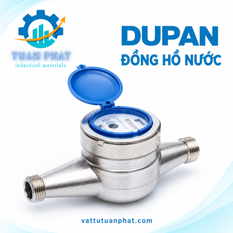 HUS  Đồng Hồ Nước Đa Tia DN15–DN50 Class B, Thân Inox, Nối Ren