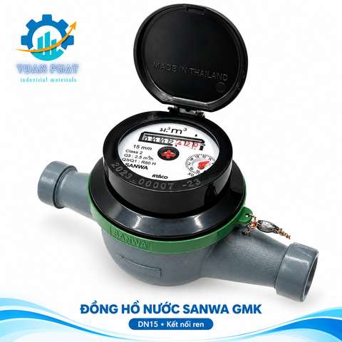 Đồng Hồ Nước SANWA GMK 15 ID – Độ Chính Xác Cao, Chống Gian Lận Hiệu Quả