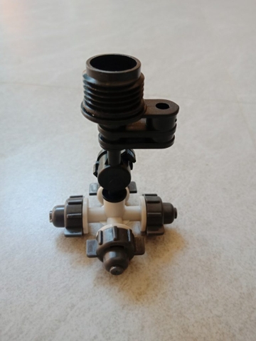 Béc Phun Sương 4 Tia GYMN4132 Có Van Chống Rò – Ren Ngoài 21mm, Tưới Đều 360°