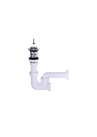 Bộ Xả Lavabo Nhấn Xi LV03 Mạ Crom Cao Cấp – Bền Đẹp, Thoát Nước Nhanh Cho Chậu Rửa Mặt