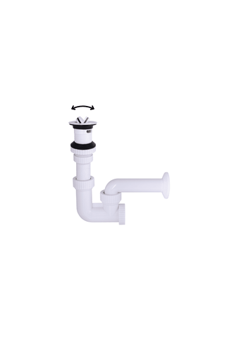 Bộ Xả Lavabo Lật Không Xi LV02 – Phụ Kiện Thoát Nước Lavabo Linh Hoạt, Bền Bỉ