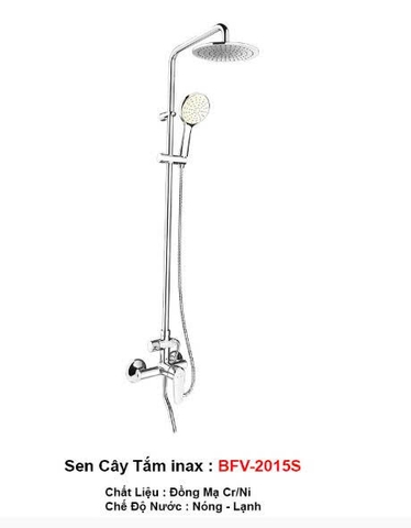 🚿 Sen Tắm Cây INAX BFV-2015S Chính Hãng – Thiết Kế Sang Trọng, Bền Bỉ Theo Công Nghệ Nhật Bản