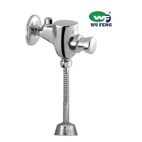 Xả Bồn Tiểu Tự Động Ngắt Wufeng WF-182 – Đồng Mạ Crom Bền Bỉ, Tiết Kiệm Nước