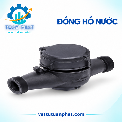 HP-15 DN15  Đồng Hồ Nước Đa Tia Class B, Thân Nylon, Nối Ren