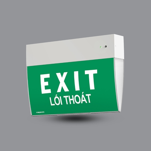 PEXK26U Đèn Exit treo trần, Led 6.5W, 3 giờ (190X280mm chưa gồm phụ kiện)