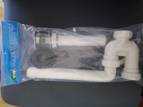 Xả Lavabo Nhấn Wufeng WF-057ABO Ống Nhựa – Bộ Xả Bền Bỉ, Dễ Lắp Đặt