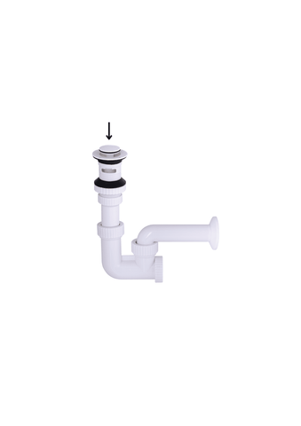 Bộ Xả Lavabo Nhấn Không Xi LV04 – Phụ Kiện Thoát Nước Lavabo Tiện Lợi, Bền Bỉ