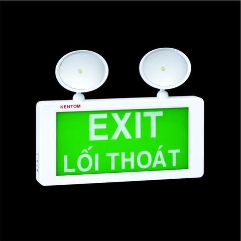 KT-730 Đèn chiếu sáng khẩn cấp và EXIT kết hợp Kentom/Việt Nam