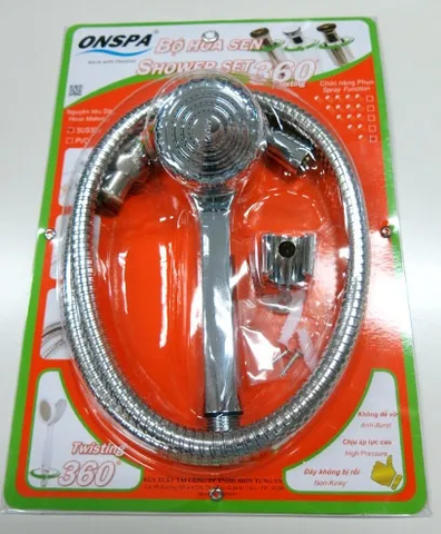 Bộ sen cao cấp dây inox 304 xoay 360° Onspa L106 1m5