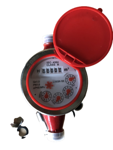 Đồng hồ nước cơ Ningbo DN15 thân gang, nối ren – Chính hãng, giá tốt