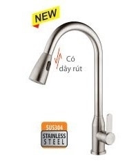 Vòi Rửa Chén Nóng Lạnh Dây Rút Wufeng WF-S950 Inox 304 Cao Cấp