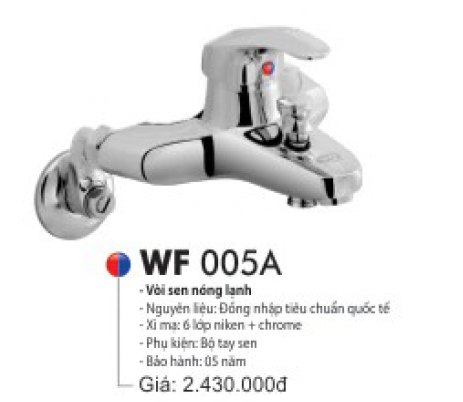 Vòi Sen Nóng Lạnh Wufeng 005A – Thiết Bị Vệ Sinh Cao Cấp Đến Từ Đài Loan