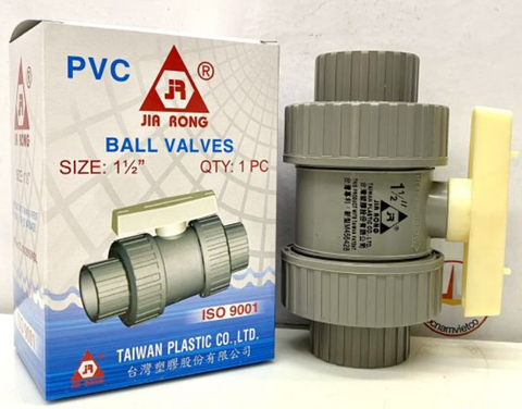 Van nhựa hai đầu rắc co JiaRong | Khóa nước tiện lợi, tháo lắp nhanh chóng