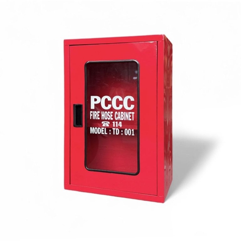 TCCTN406022-0.6 Tủ chữa cháy trong nhà 400x600x220 loại thường, Thép dày 0.6mm- Việt Nam, có sẵn