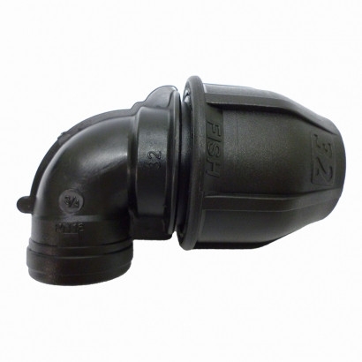 FTE Cút 90 ren trong HDPE