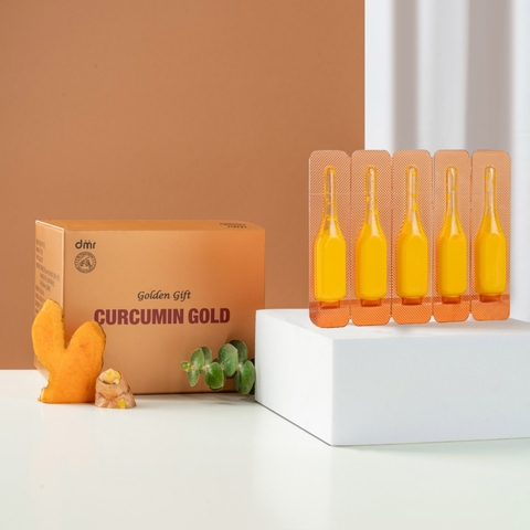 [ Hộp 50 ống ] Tinh Chất Nghệ Nano Curcumin Gold SamSung Hàn Quốc