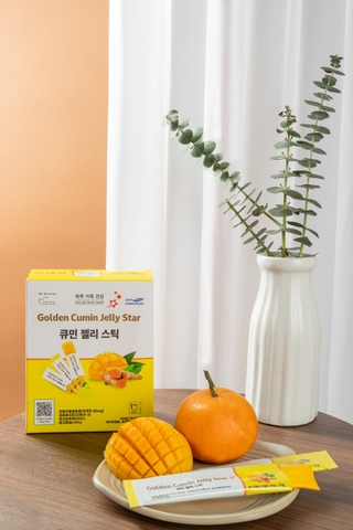 Thạch nghệ Golden Cumin Jelly Star Hỗ Trợ Tăng Cường Sức Khỏe Vị Xoài Hàn Quốc