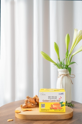 [Hộp 30 ống] Nghệ Golden Cumin Star Omega3 Hàn Quốc