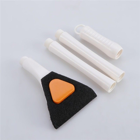 Cây chà hồ tích hợp cạo rêu - vệ sinh hồ kính đa năng - cây vệ sinh hồ cá tháo lắp tiện lợi