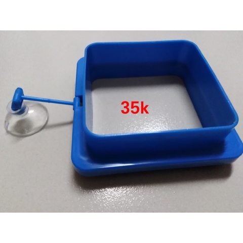 Vòng đựng cám hình tròn và vuông cho cá